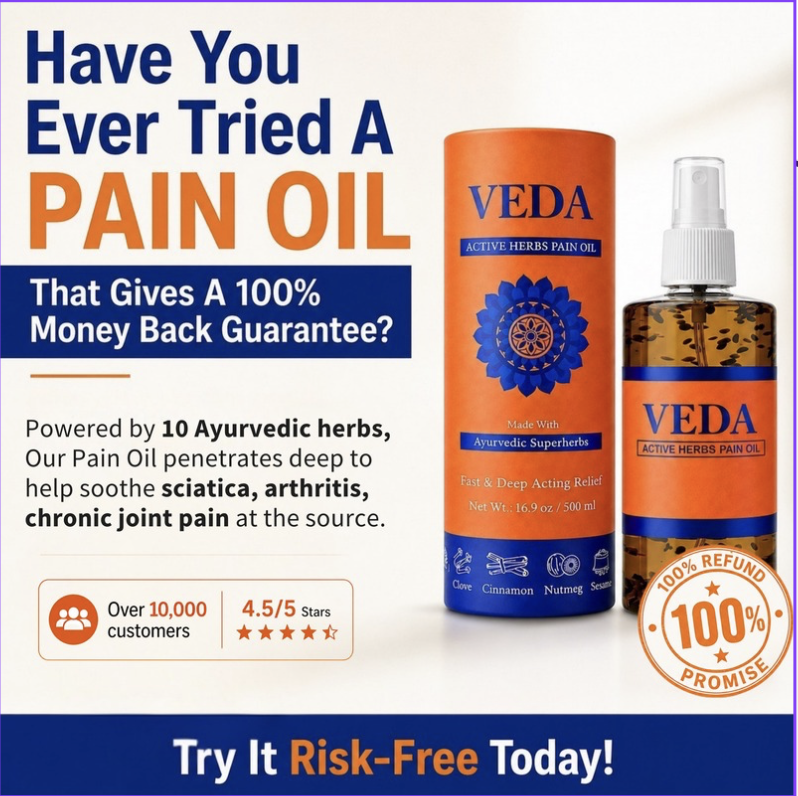Pain Oil – Bold Static Ad Guarantee Hook – IN Market